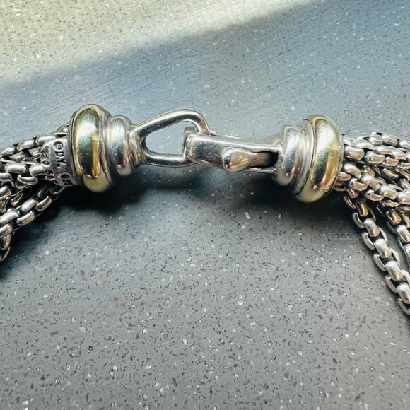 AUTHENTIC David Yurman multi-strand 17" necklace! - Picture 4 of 6